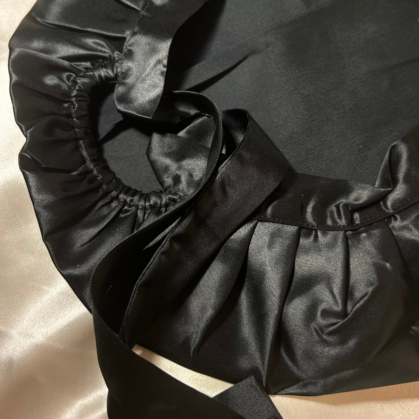 Covered Silk Bonnet